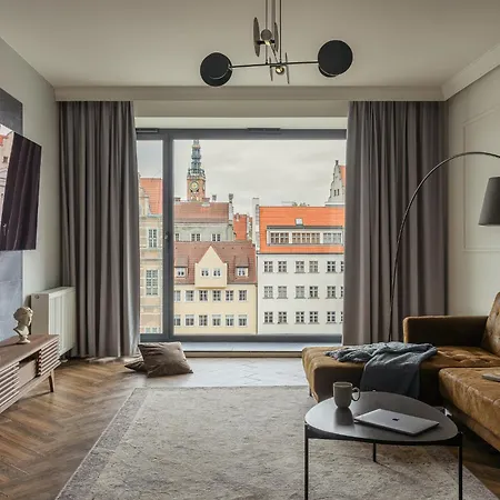 Flatbook - Deo Plaza Premium Riverside Prestige With Parking Included Gdansk