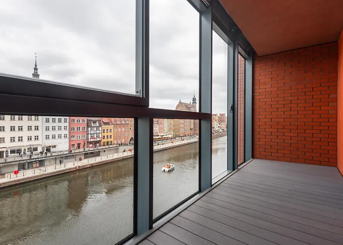 Apartament Flatbook - Deo Plaza Premium Riverside Prestige With Parking Included Gdańsk